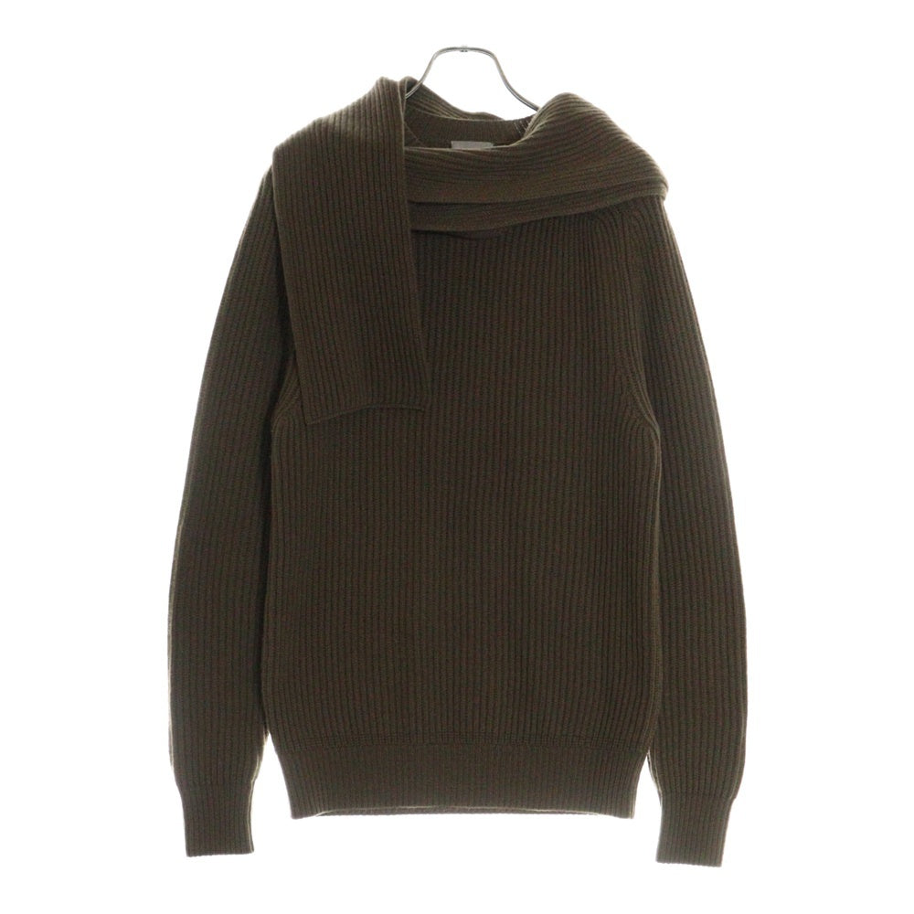 DIOR(ディオール) マフラードッキング カシミヤニットセーター ブラウン 943M653AT038