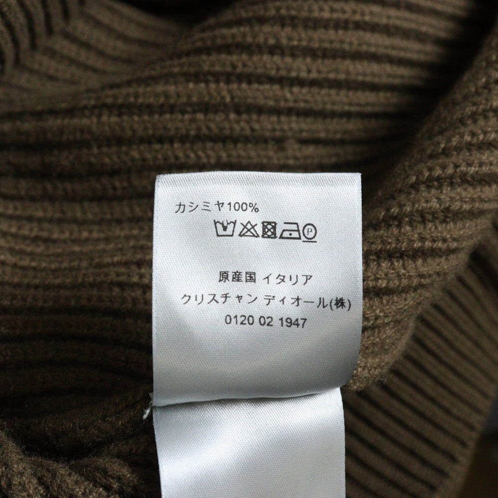 DIOR(ディオール) マフラードッキング カシミヤニットセーター ブラウン 943M653AT038