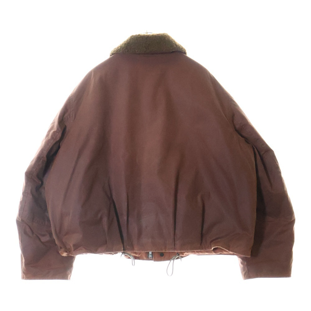 OUR LEGACY(アワーレガシー) Grizzly Jacket ワックスコーティング 裏ボア ジャケット バーガンディ