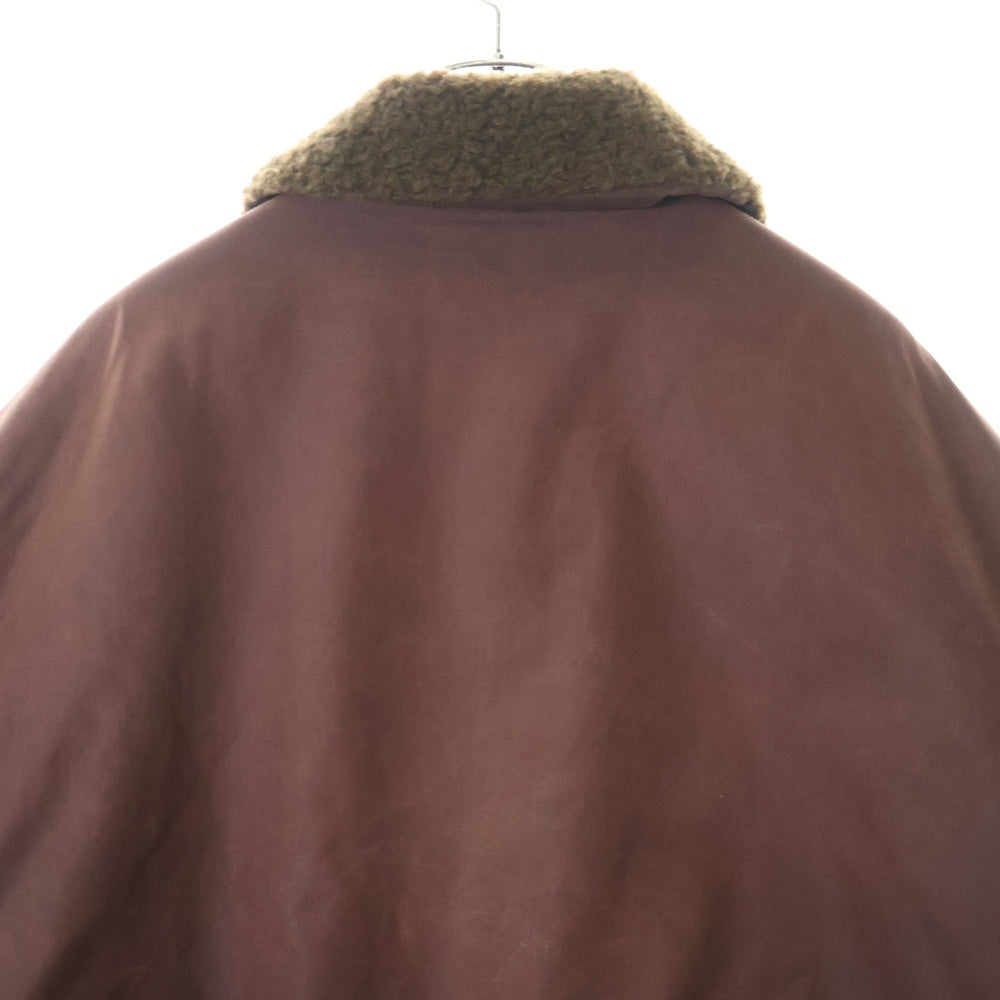 OUR LEGACY(アワーレガシー) Grizzly Jacket ワックスコーティング 裏ボア ジャケット バーガンディ