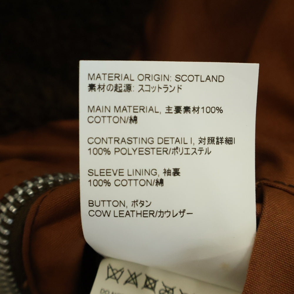 OUR LEGACY(アワーレガシー) Grizzly Jacket ワックスコーティング 裏ボア ジャケット バーガンディ
