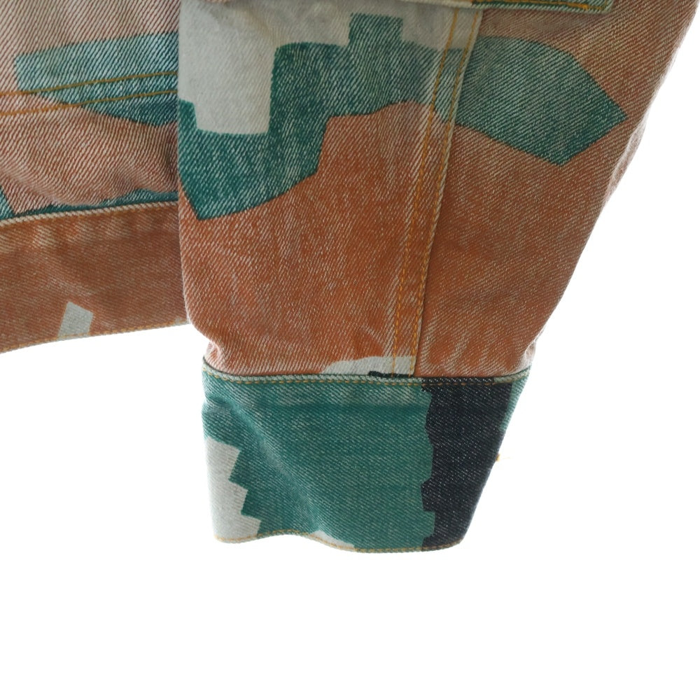 FAF/Fake As Flowers(エフエーエフ/フェイクアズフラワーズ) TYPE-2 JACKET セカンドタイプ デニムジャケット マルチカラー 2342508