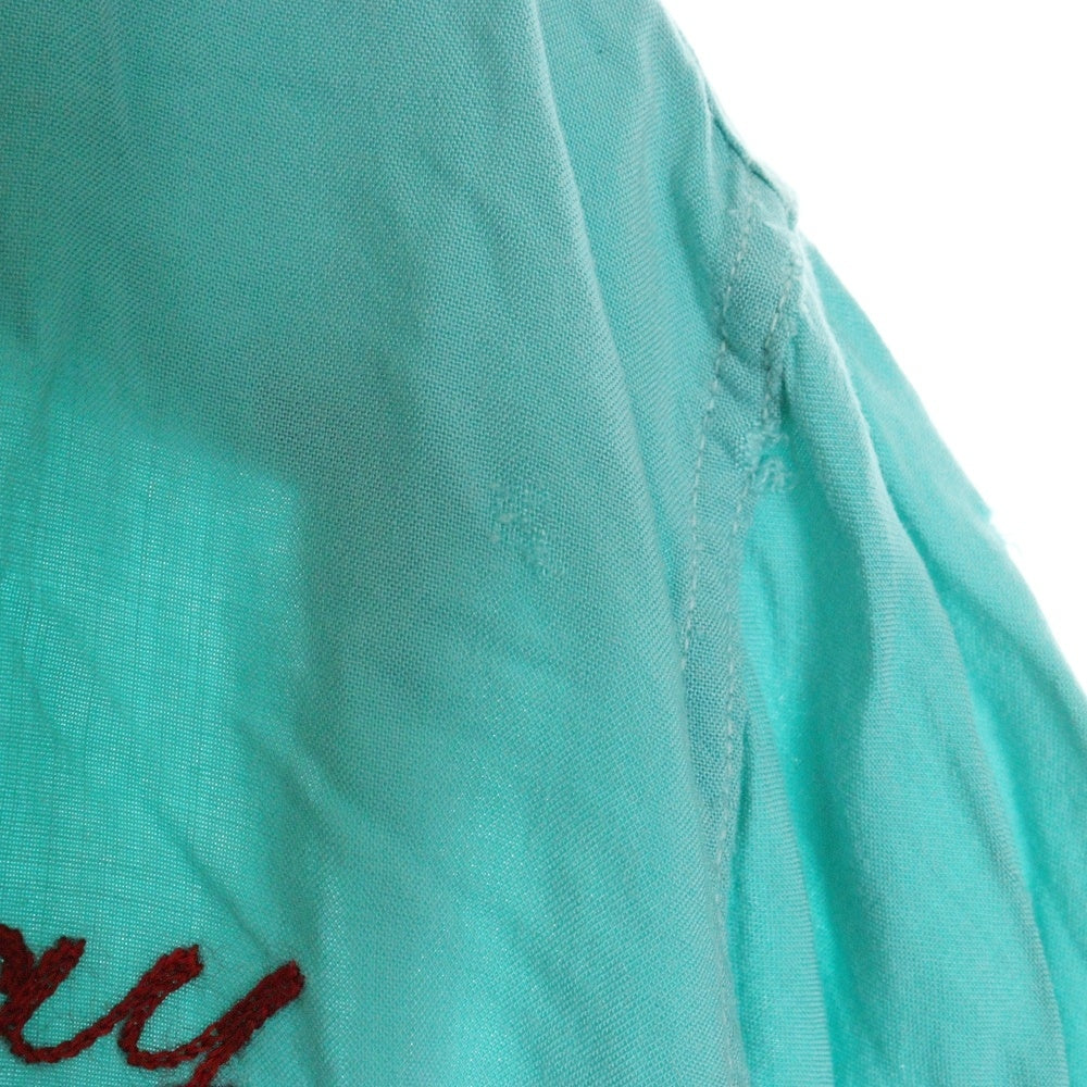 VINTAGE(ヴィンテージ) 60s NAT NAST Boring S/S Shirt 半袖シャツ 両面刺繍 ブルー