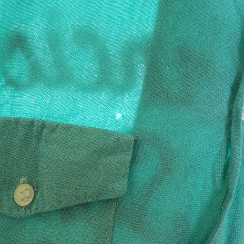 VINTAGE(ヴィンテージ) 60s NAT NAST Boring S/S Shirt 半袖シャツ 両面刺繍 ブルー