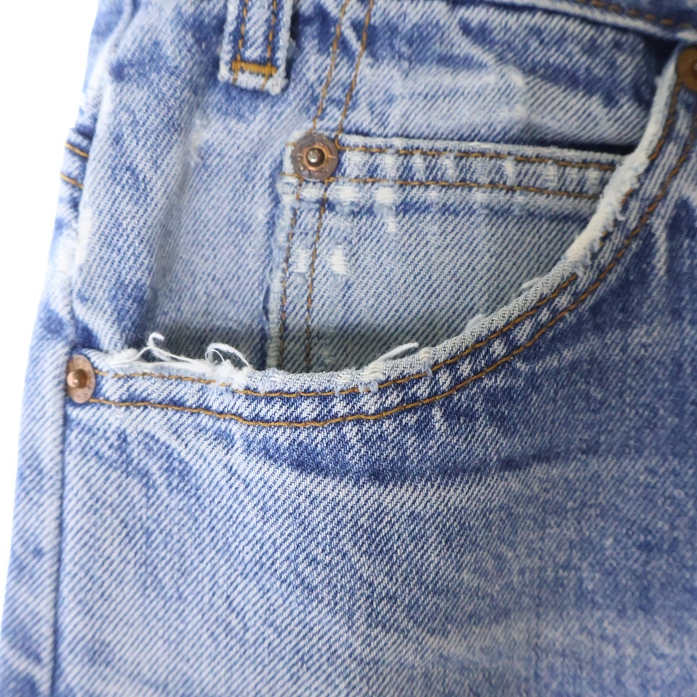 Levi's(リーバイス) 80s 505 オレンジタブ ボタン裏328 ジップフライデニムパンツ ブルー