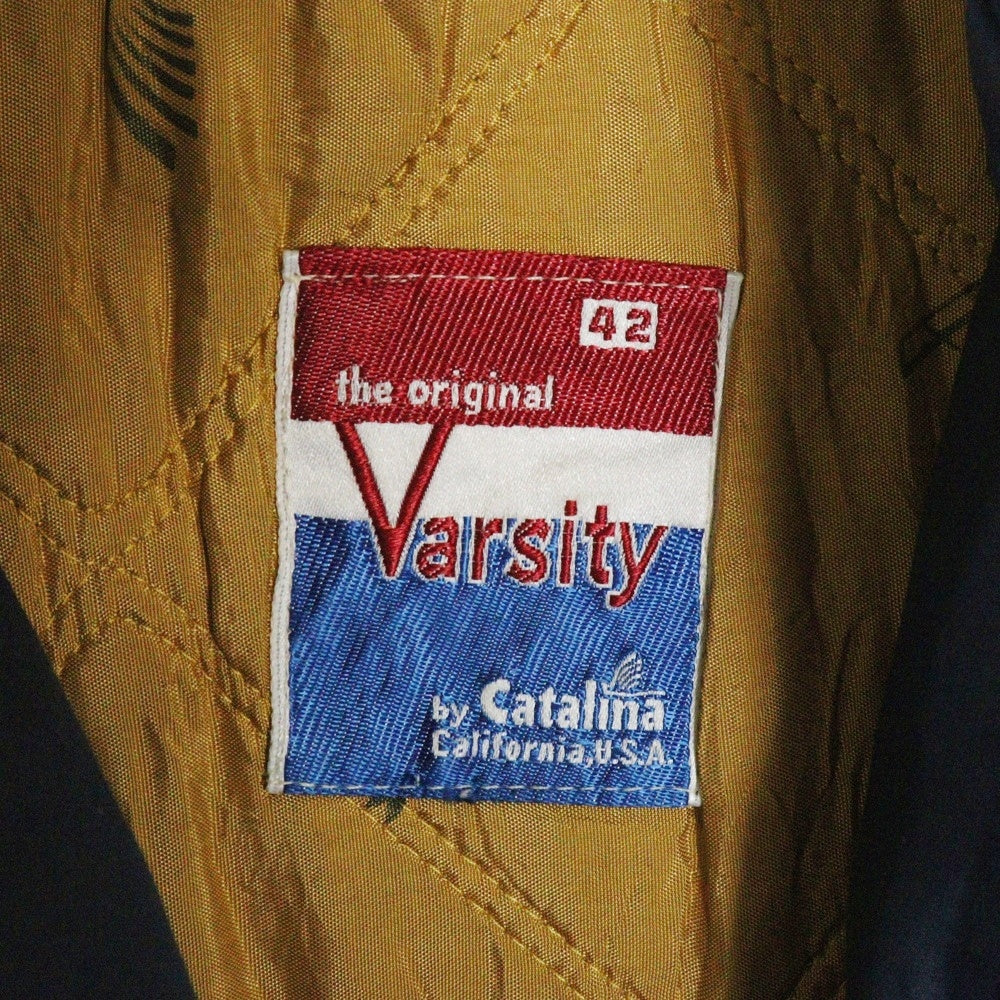 VINTAGE(ヴィンテージ) 70s-80s CATALIA VARSITY JACKET バーシティジャケット ネイビー