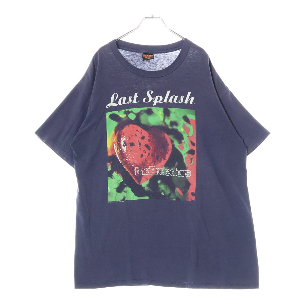 VINTAGE(ヴィンテージ) 90s THE BREEDERS 1993 LAST SPLASH NAVY TEE ブリーダーズ バンド 両面プリント半袖Tシャツ カットソー ネイビー