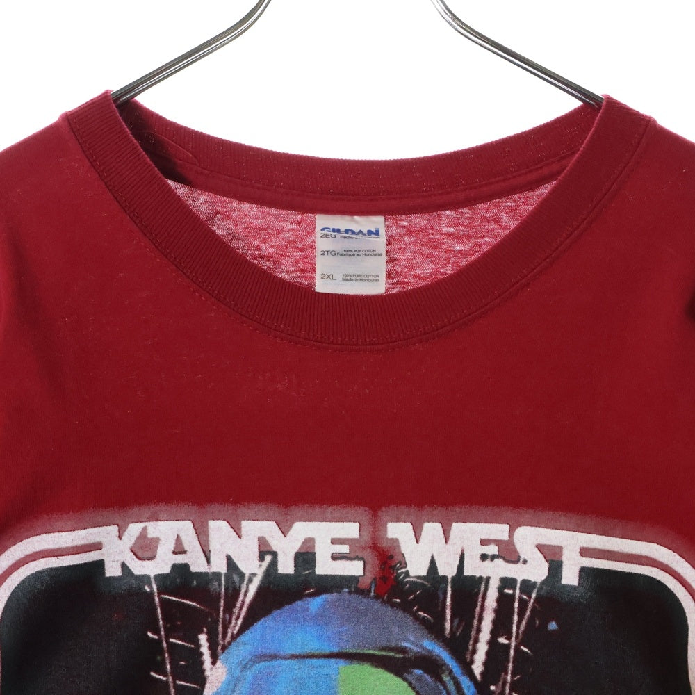 VINTAGE(ヴィンテージ) 00s KANYE WEST GLOW IN THE DARK TOUR L/S TEE カニエ ウェスト 両面プリント長袖Tシャツ 長袖カットソー レッド
