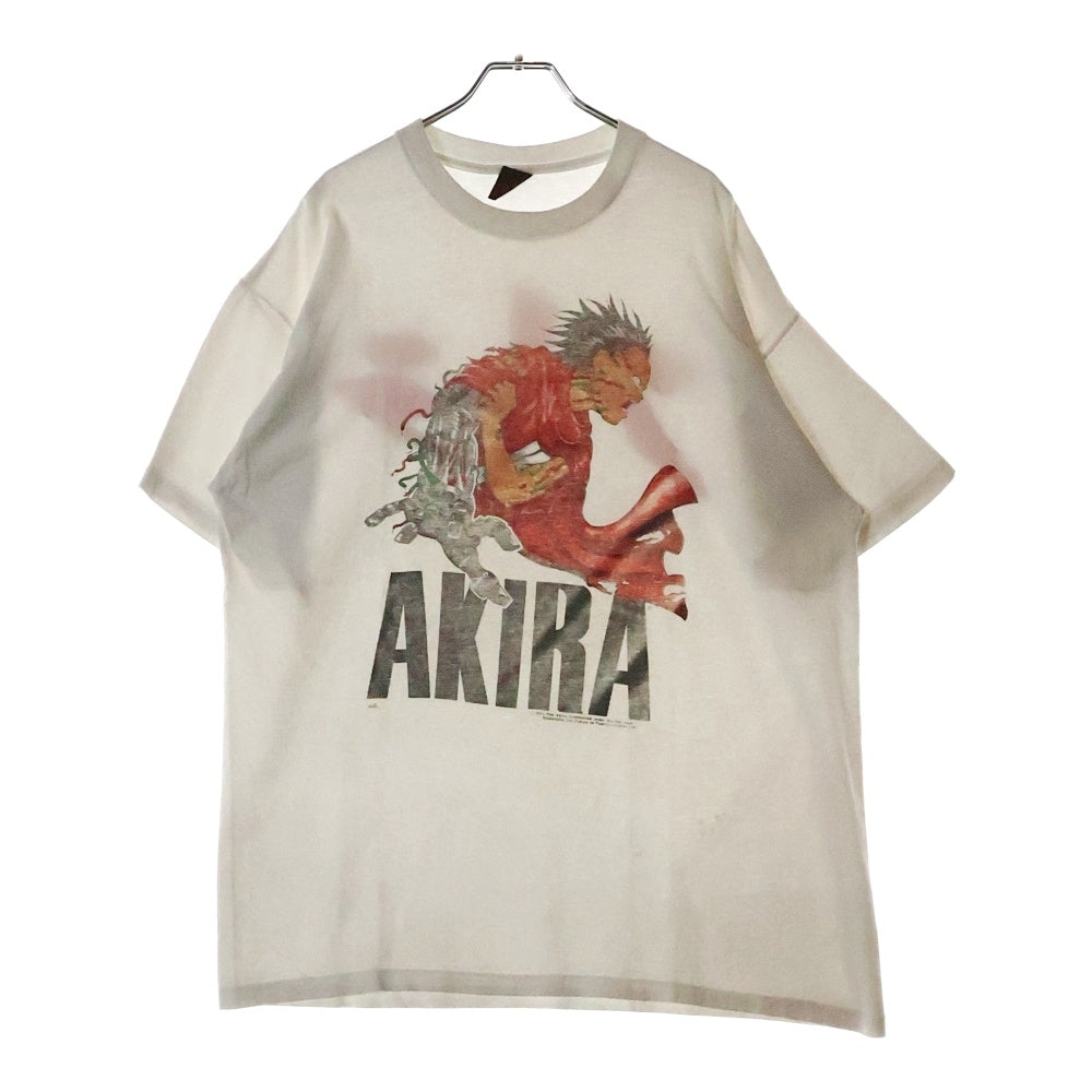 VINTAGE(ヴィンテージ) 90s AKIRA 1988 TETSUO ARM WHITE FASHION VICTIM TEE アキラ 鉄雄 ファッションヴィクティム 両面プリント半袖Tシャツ カットソー ホワイト
