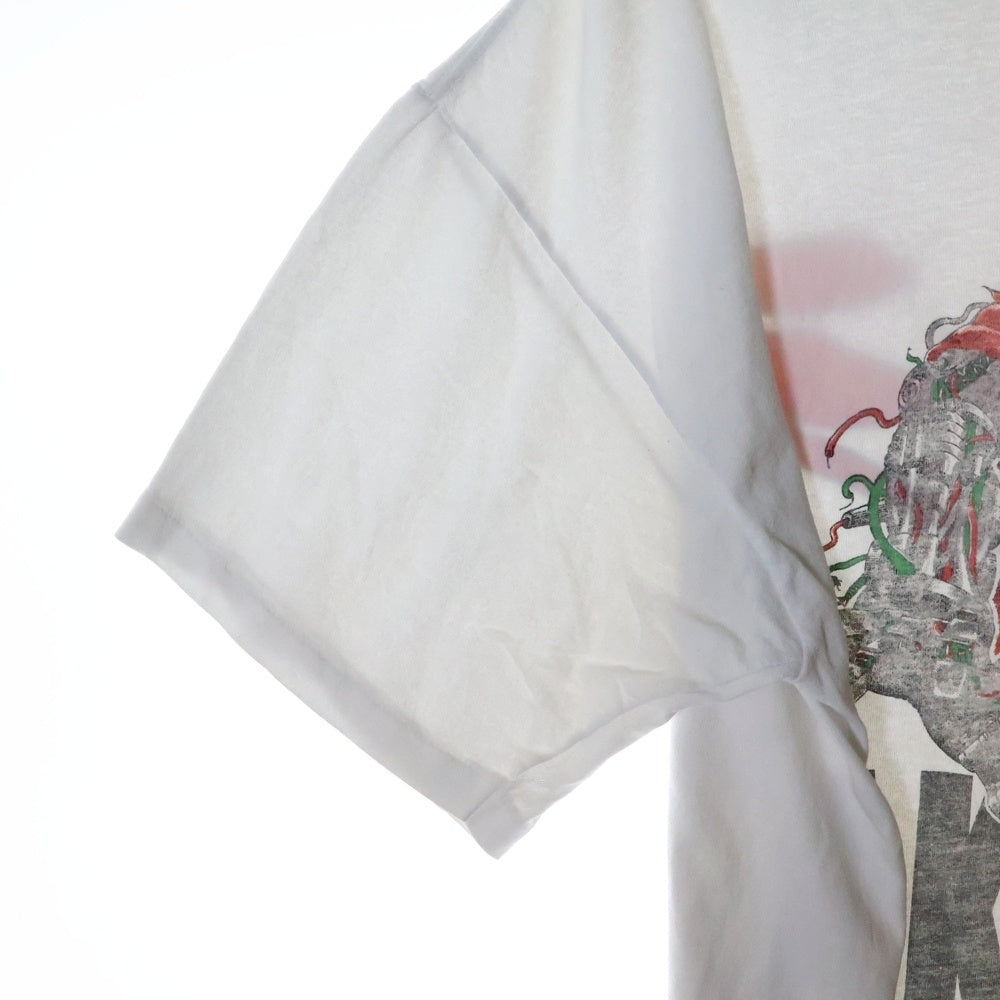 VINTAGE(ヴィンテージ) 90s AKIRA 1988 TETSUO ARM WHITE FASHION VICTIM TEE アキラ 鉄雄 ファッションヴィクティム 両面プリント半袖Tシャツ カットソー ホワイト