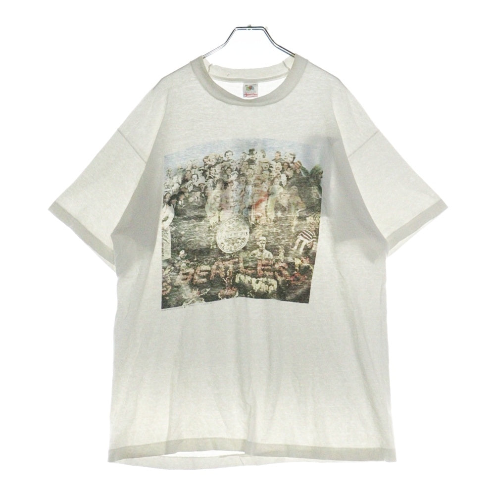VINTAGE(ヴィンテージ) 90s THE BEATLES Sgt Pepper's Lonely Hearts Club Band FRUIT OF THE LOOM 1990 ビートルズ プリント 半袖Tシャツ カットソー ホワイト