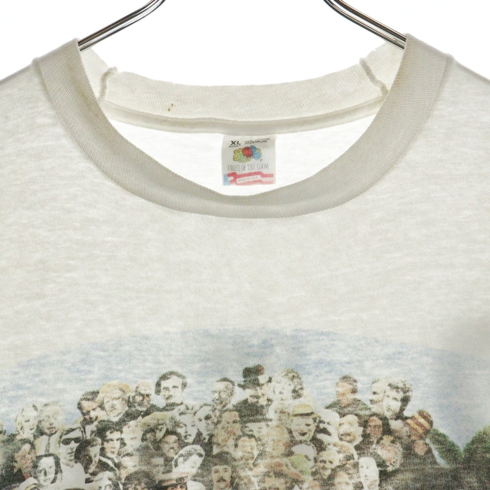 VINTAGE(ヴィンテージ) 90s THE BEATLES Sgt Pepper's Lonely Hearts Club Band FRUIT OF THE LOOM 1990 ビートルズ プリント 半袖Tシャツ カットソー ホワイト