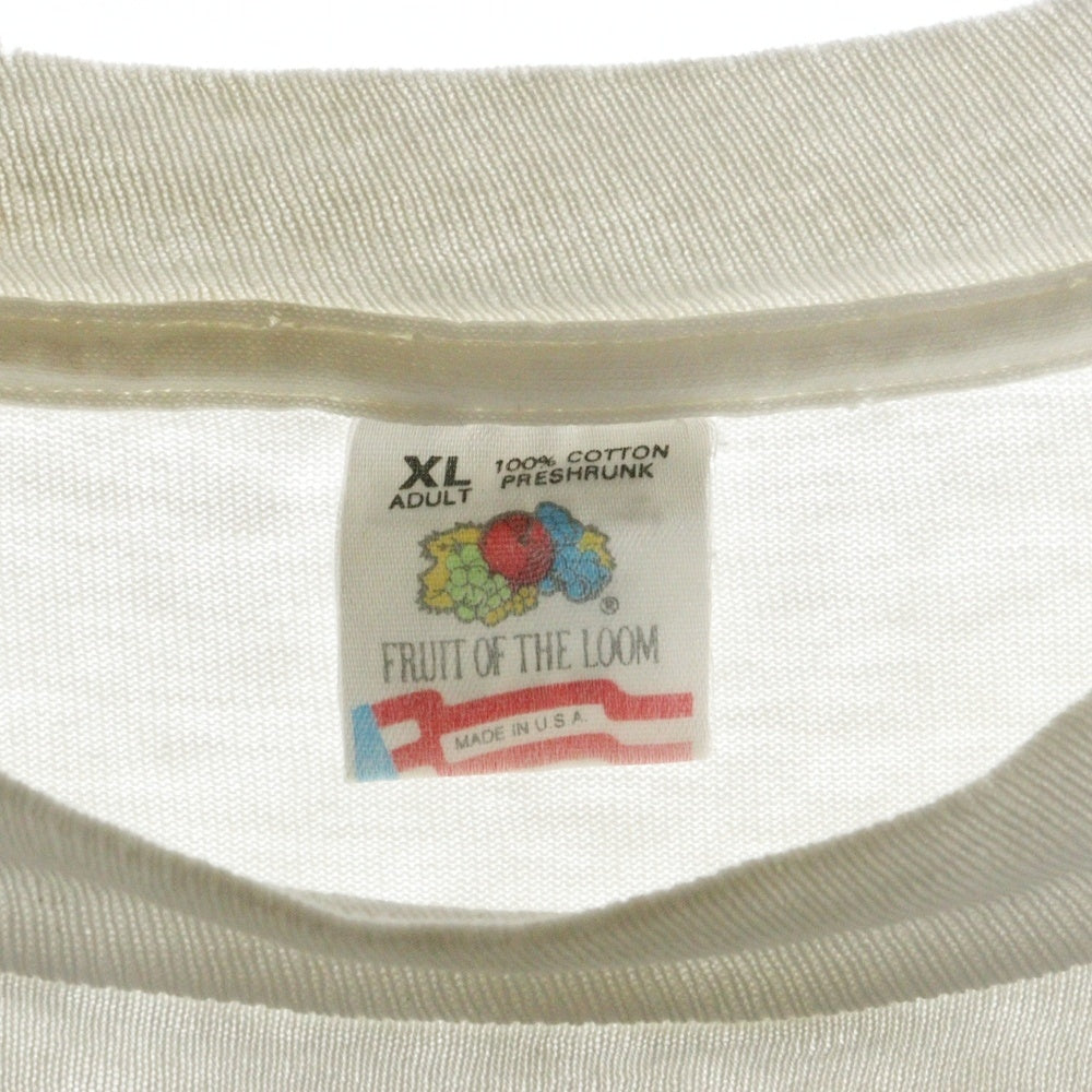 VINTAGE(ヴィンテージ) 90s THE BEATLES Sgt Pepper's Lonely Hearts Club Band FRUIT OF THE LOOM 1990 ビートルズ プリント 半袖Tシャツ カットソー ホワイト