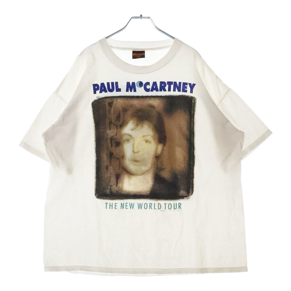 VINTAGE(ヴィンテージ) 90s PAUL McCARTNEY TEE ポールマッカートニー 両面プリント半袖Tシャツ カットソー ホワイト