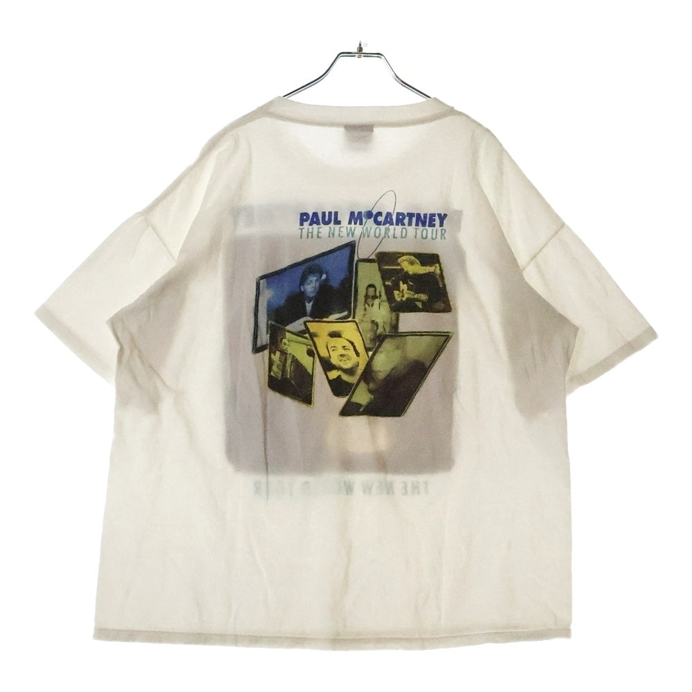 VINTAGE(ヴィンテージ) 90s PAUL McCARTNEY TEE ポールマッカートニー 両面プリント半袖Tシャツ カットソー ホワイト