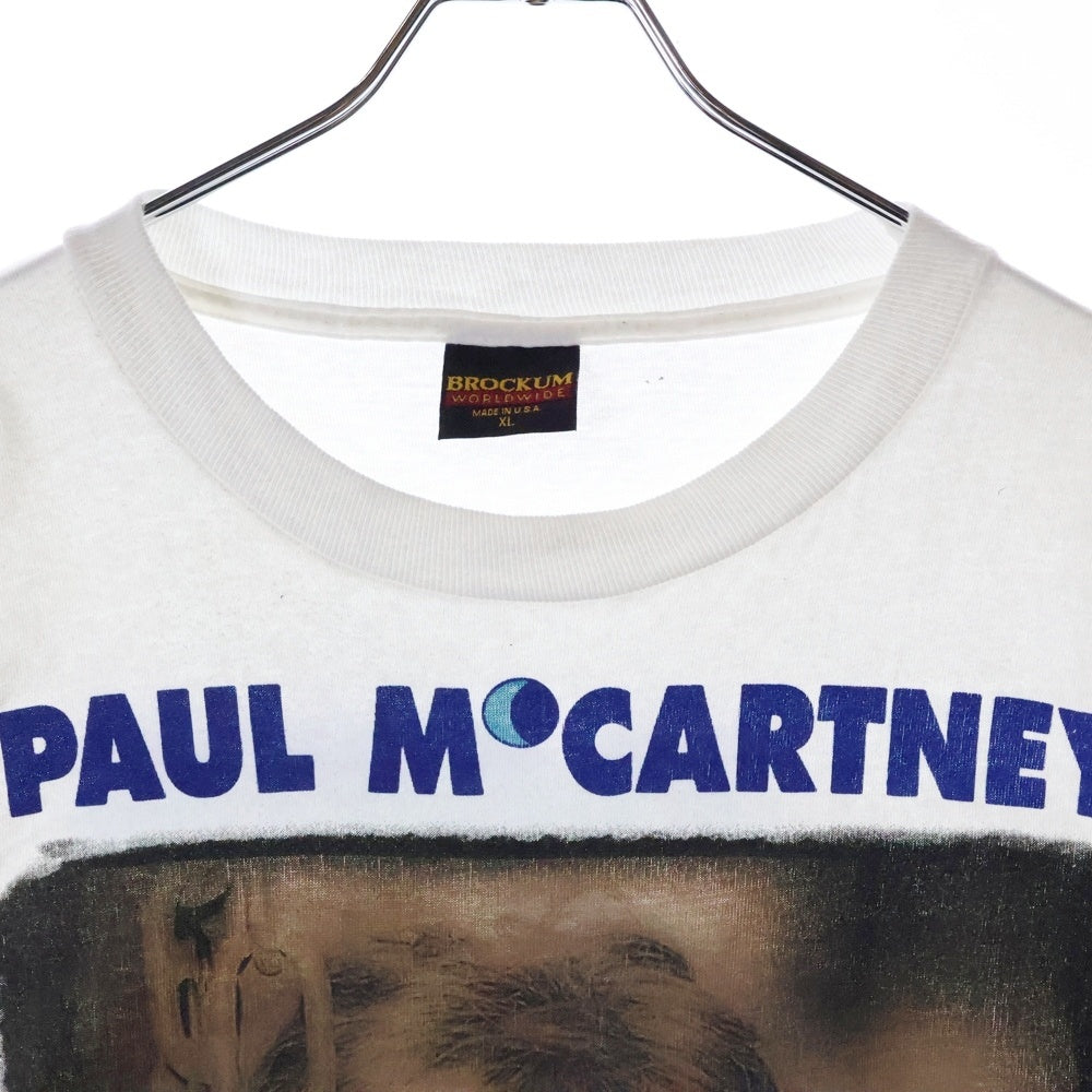 VINTAGE(ヴィンテージ) 90s PAUL McCARTNEY TEE ポールマッカートニー 両面プリント半袖Tシャツ カットソー ホワイト