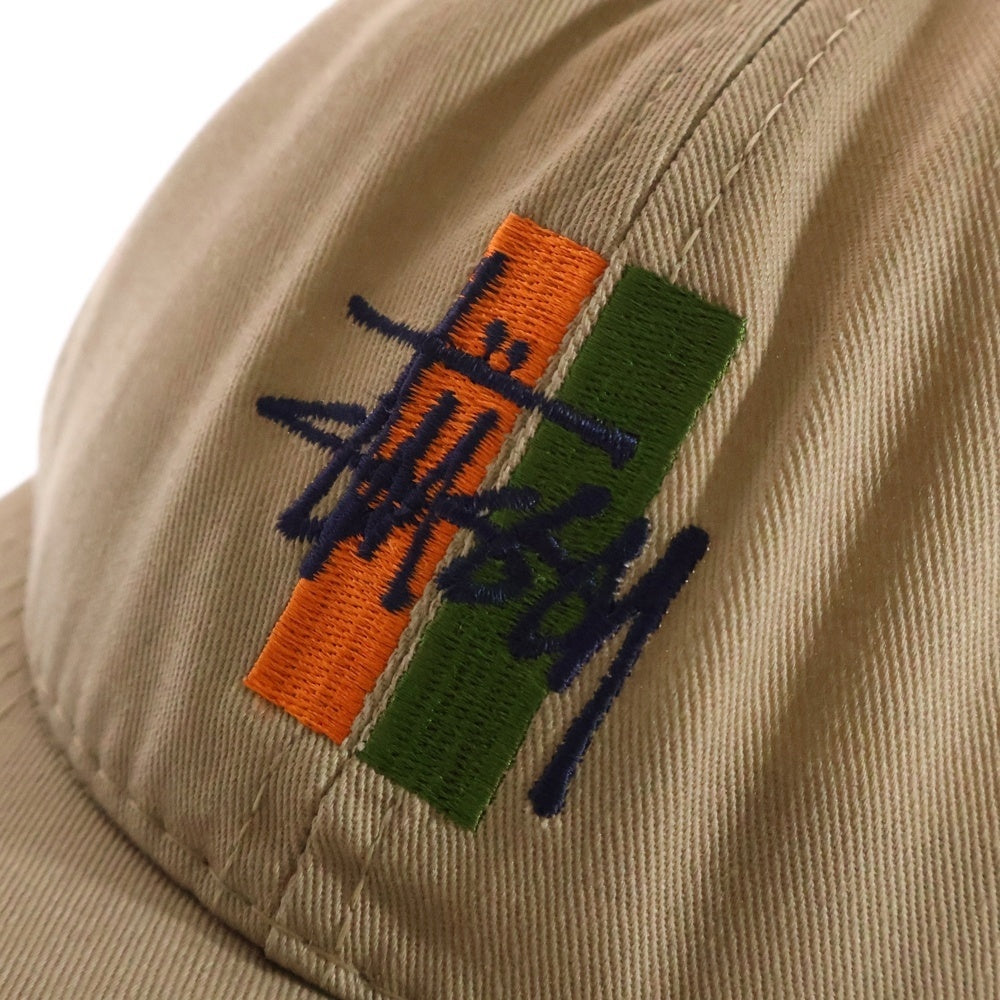 STUSSY(ステューシー) 90s OLD USA製 ショーンフォント キャップ 帽子 ベージュ CA 28629
