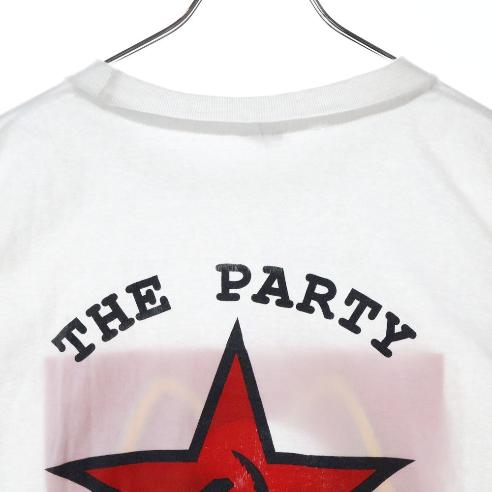 VINTAGE(ヴィンテージ) OLD McLenin's LENIN McDonald's PARODY 半袖Tシャツ カットソー ホワイト