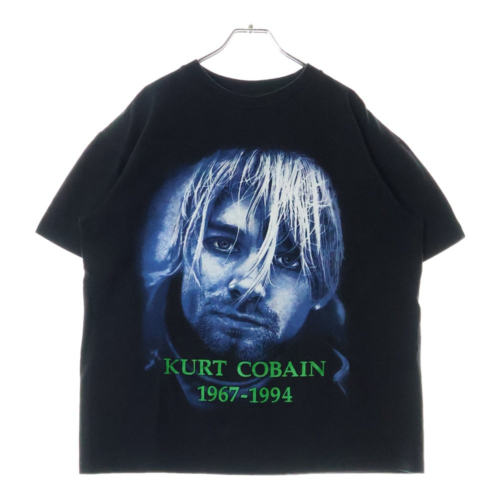 VINTAGE(ヴィンテージ) NIRVANA kurt cobain Memorial bootleg TEE 半袖Tシャツ カットソー ブラック