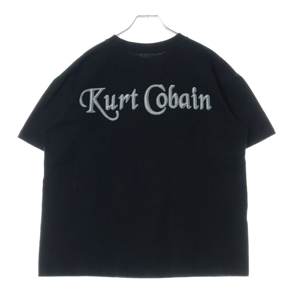 VINTAGE(ヴィンテージ) NIRVANA kurt cobain Memorial bootleg TEE 半袖Tシャツ カットソー ブラック
