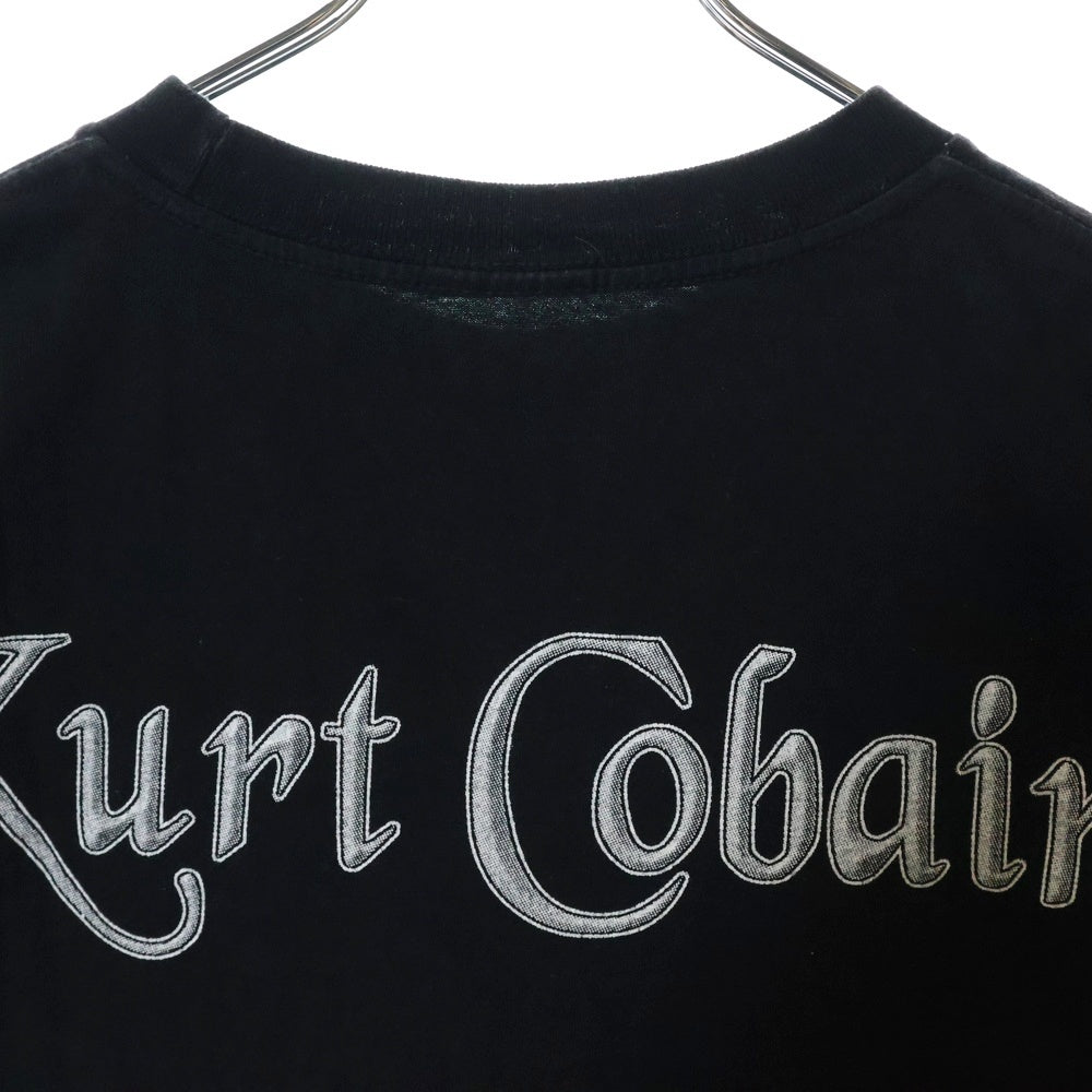 VINTAGE(ヴィンテージ) NIRVANA kurt cobain Memorial bootleg TEE 半袖Tシャツ カットソー ブラック