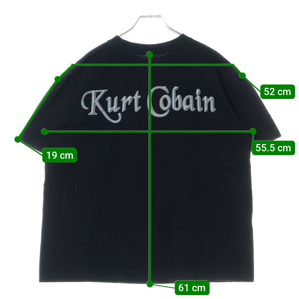 VINTAGE(ヴィンテージ) NIRVANA kurt cobain Memorial bootleg TEE 半袖Tシャツ カットソー ブラック