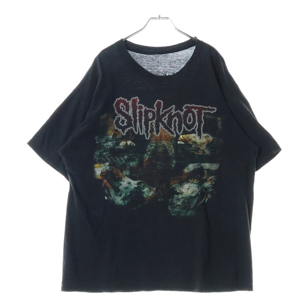 VINTAGE(ヴィンテージ) 00s SLIPKNOT 2001 IOWA TEE 半袖Tシャツ カットソー ブラック