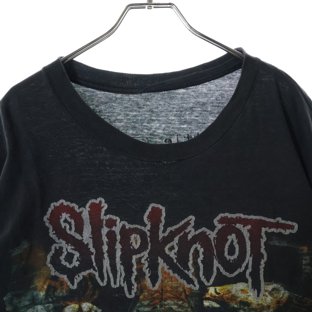 VINTAGE(ヴィンテージ) 00s SLIPKNOT 2001 IOWA TEE 半袖Tシャツ カットソー ブラック