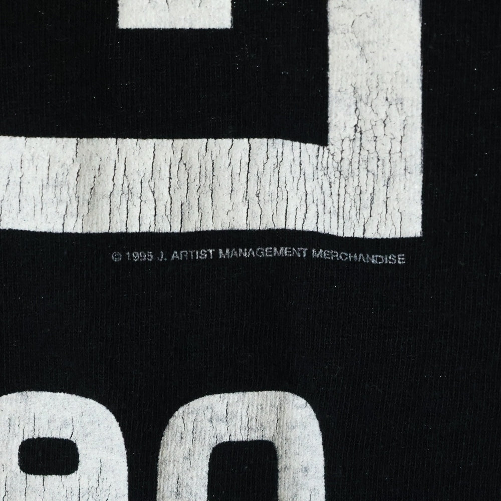 VINTAGE(ヴィンテージ) 90S NINE INCH NAILS PRETTY HATE MACHINE HATE ナインインチネイルズ 両面プリント 半袖Tシャツ ブラック