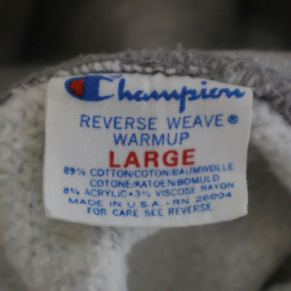 CHAMPION(チャンピオン) 80S reverse weave トリコタグ リバースウィーブ レジ目 プルオーバーパーカー グレー