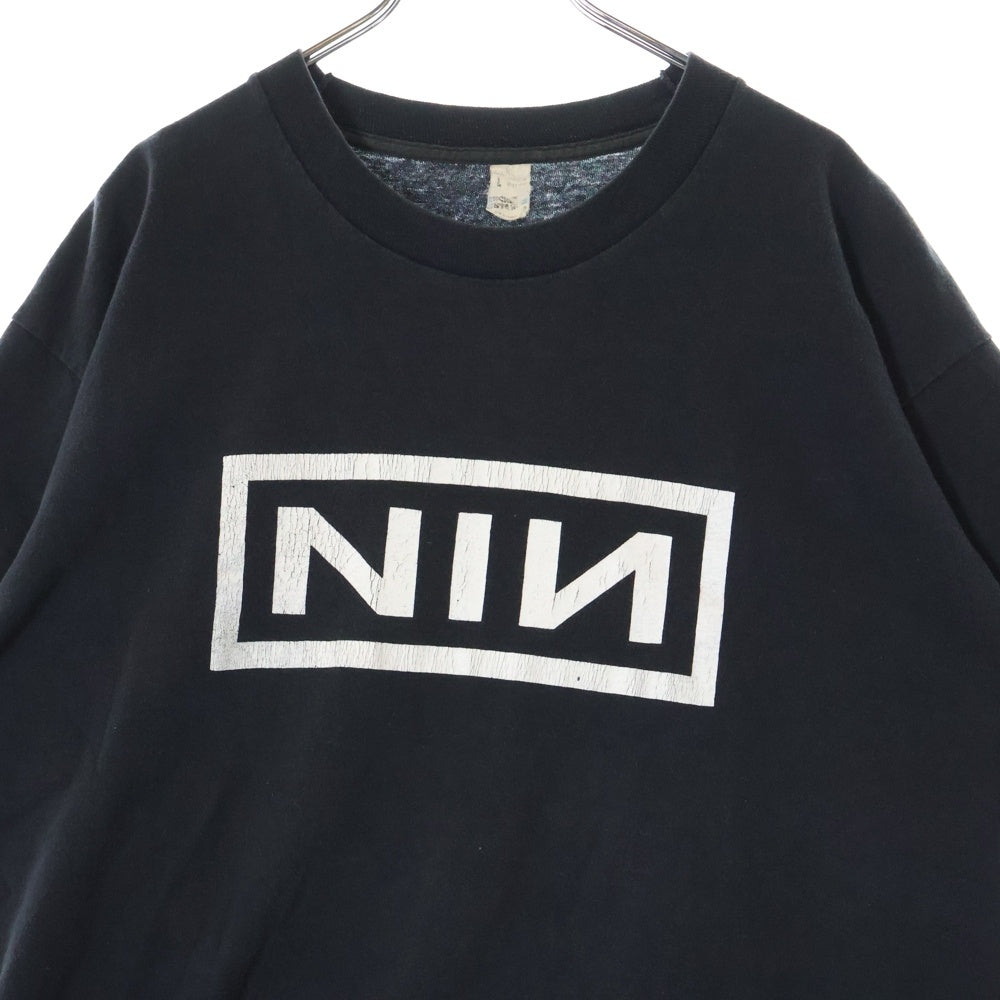 VINTAGE(ヴィンテージ) 90S NINE INCH NAILS BOOTLEG ナインインチネイルズ ブートレグ 両面プリント 半袖Tシャツ ブラック