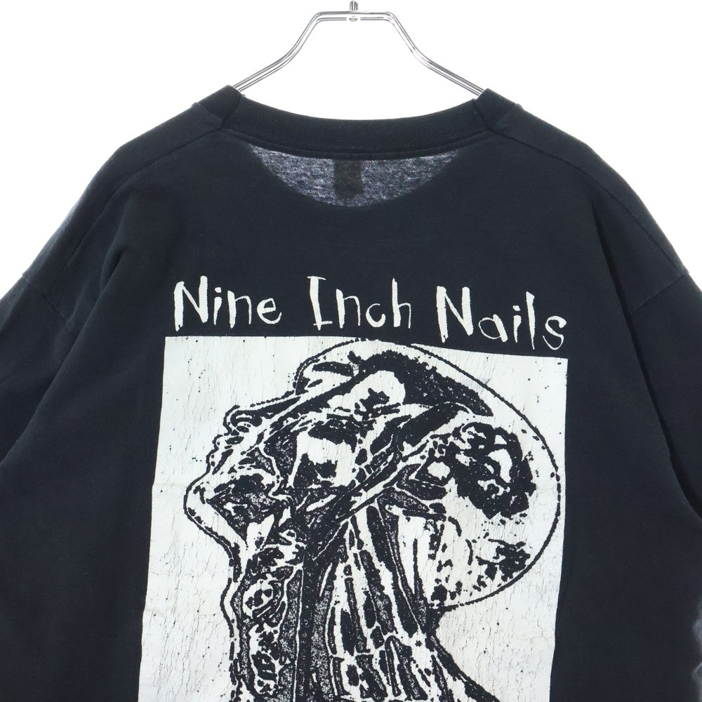 VINTAGE(ヴィンテージ) 90S NINE INCH NAILS BOOTLEG ナインインチネイルズ ブートレグ 両面プリント 半袖Tシャツ ブラック