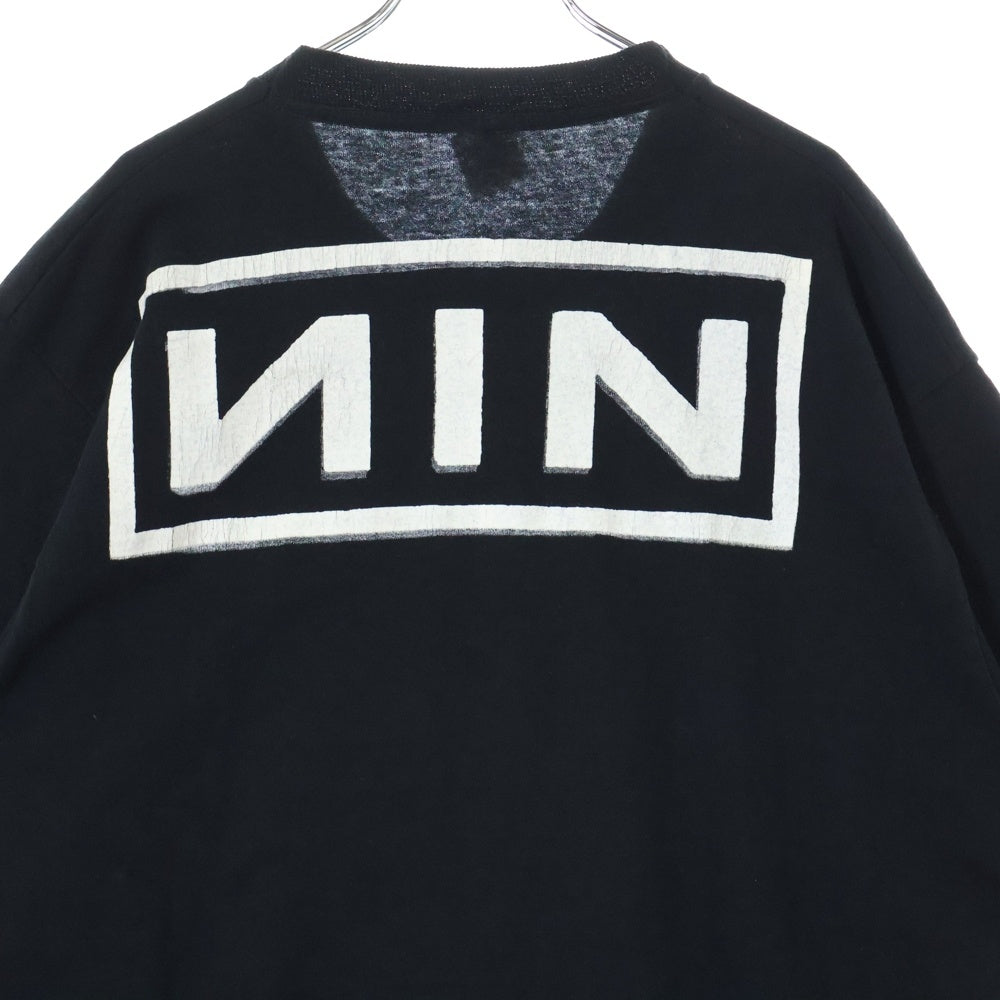 VINTAGE(ヴィンテージ) 90S NINE INCH NAILS BOOTLEG ナインインチネイルズ ブートレグ 両面プリント 半袖Tシャツ ブラック