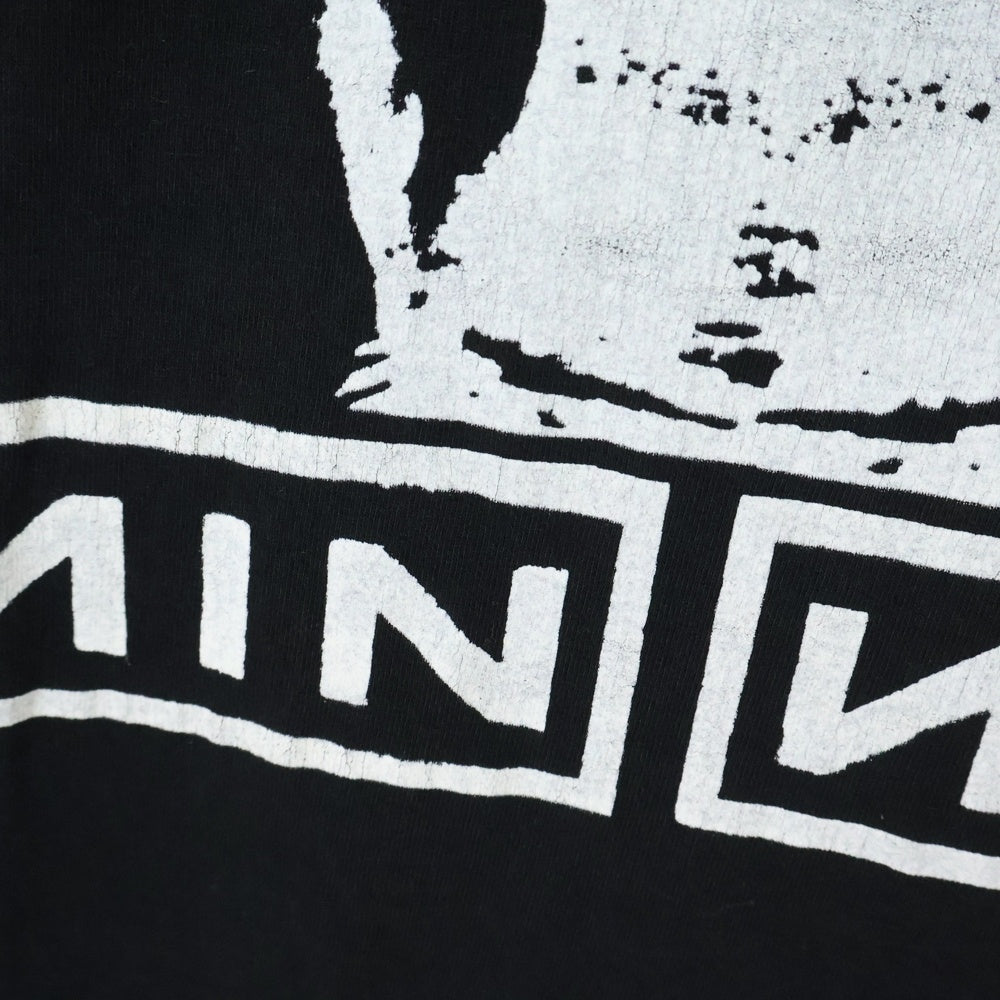 VINTAGE(ヴィンテージ) 90S NINE INCH NAILS BOOTLEG ナインインチネイルズ ブートレグ 両面プリント 半袖Tシャツ ブラック