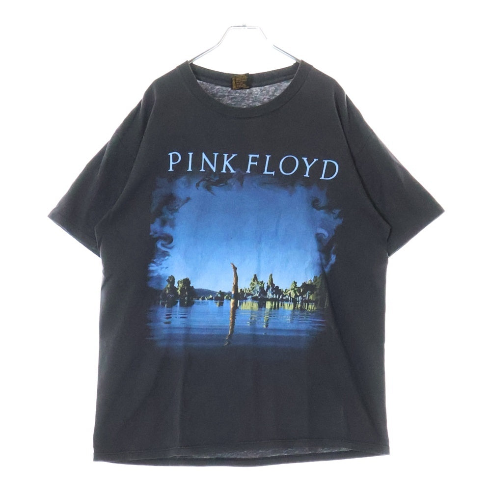 VINTAGE(ヴィンテージ) 90s PINKFLOYD WISH YOU WERE HERE ピンクフロイド 両面プリント バンド 半袖Tシャツ カットソー ブラック