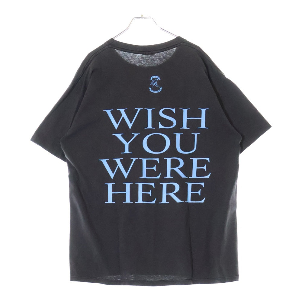 VINTAGE(ヴィンテージ) 90s PINKFLOYD WISH YOU WERE HERE ピンクフロイド 両面プリント バンド 半袖Tシャツ カットソー ブラック