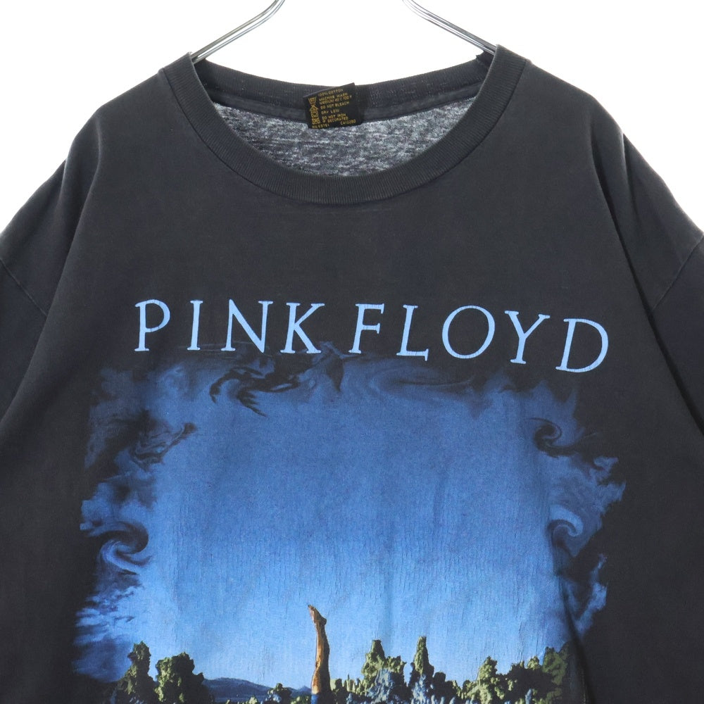 VINTAGE(ヴィンテージ) 90s PINKFLOYD WISH YOU WERE HERE ピンクフロイド 両面プリント バンド 半袖Tシャツ カットソー ブラック