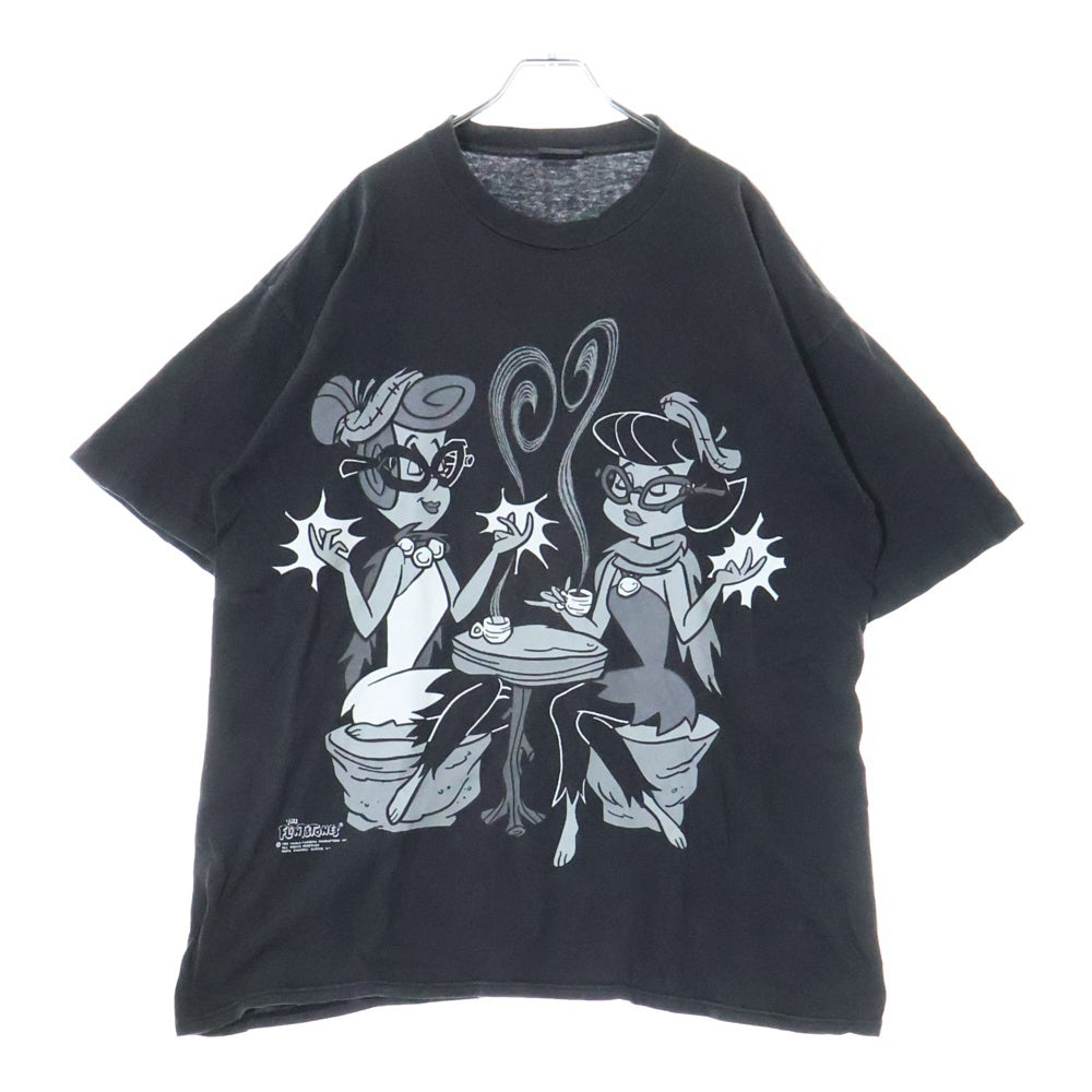 VINTAGE(ヴィンテージ) 90S The Flintstones Wilma Flintstone & Betty Rubble Tee 半袖Tシャツ カットソー ホワイト