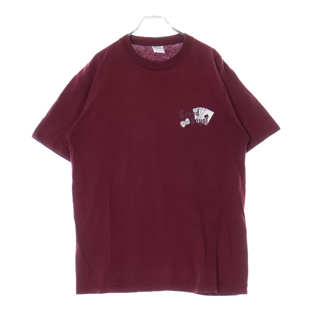 VINTAGE(ヴィンテージ) 90S Grand Royal グランドロイヤル 両面プリント 半袖Tシャツ バーガンディ