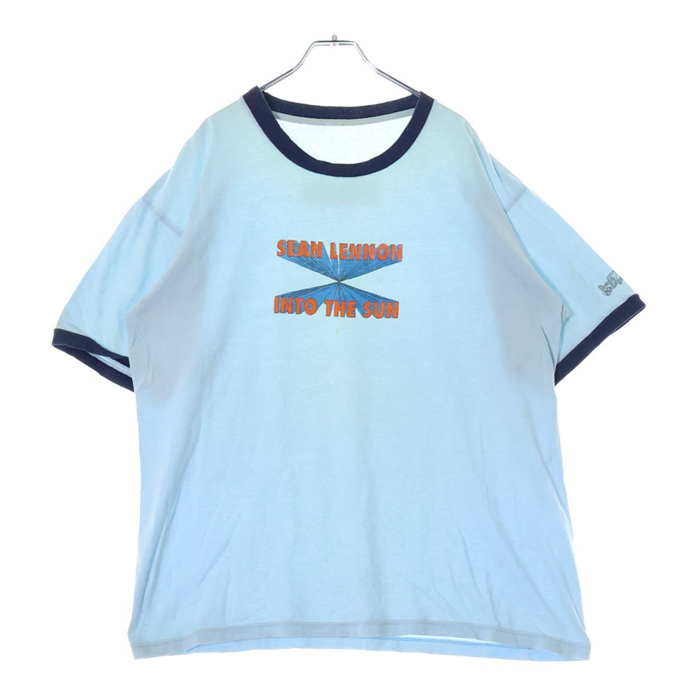 VINTAGE(ヴィンテージ) 90S SEAN LENNON INTO THE SUN イントゥ・ザ・サン 両面プリント 半袖Tシャツ ブルー