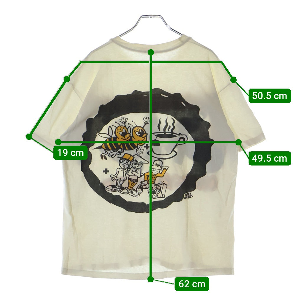 VINTAGE(ヴィンテージ) 90S VINTAGE BEASTIE BOYS CHECK YOUR HEDE Promo TEE ヴィンテージ ビースティ ボーイズ チェック ユア ヘッド クルーネック 半袖Tシャツ カットソー ホワイト