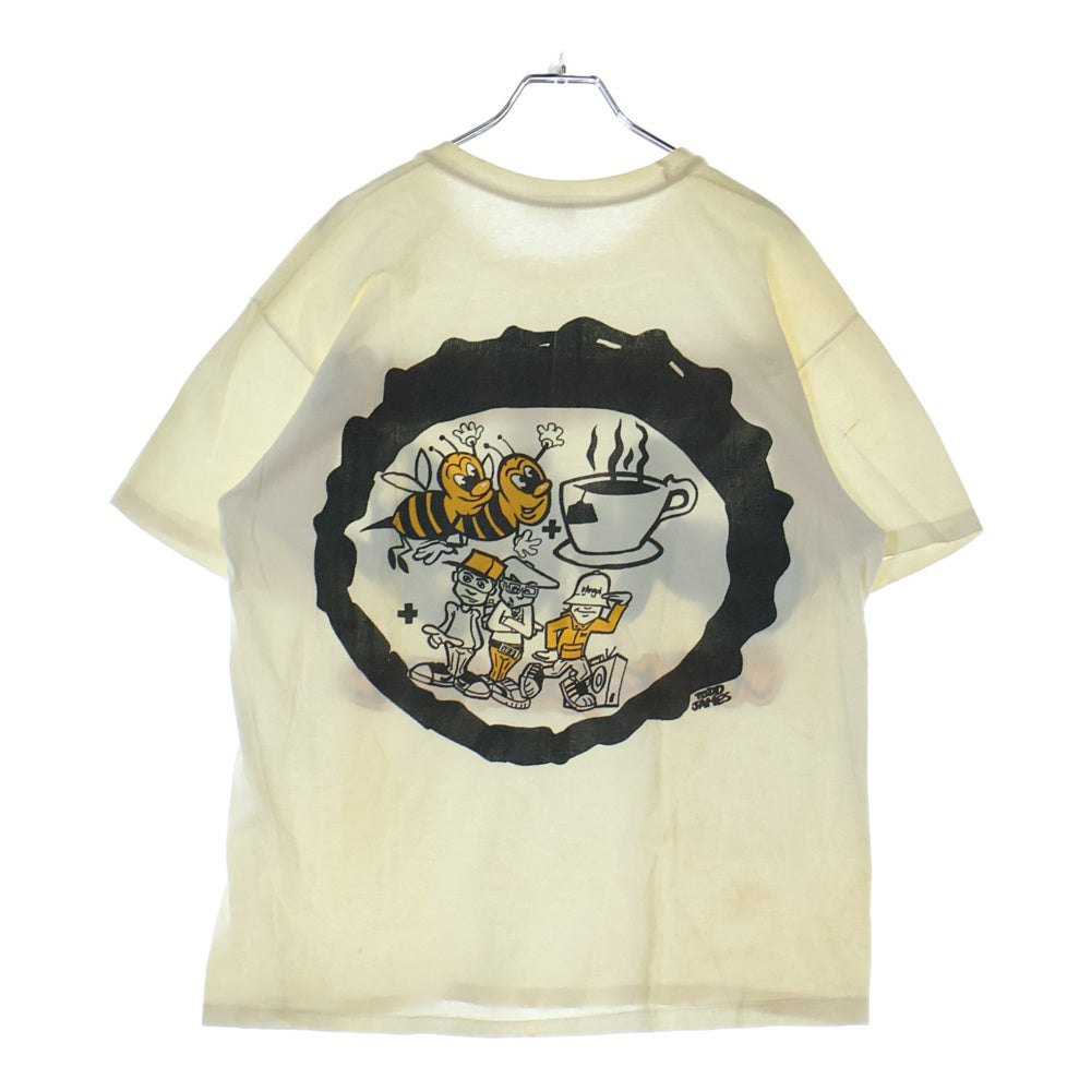 VINTAGE(ヴィンテージ) 90S VINTAGE BEASTIE BOYS CHECK YOUR HEDE Promo TEE ヴィンテージ ビースティ ボーイズ チェック ユア ヘッド クルーネック 半袖Tシャツ カットソー ホワイト