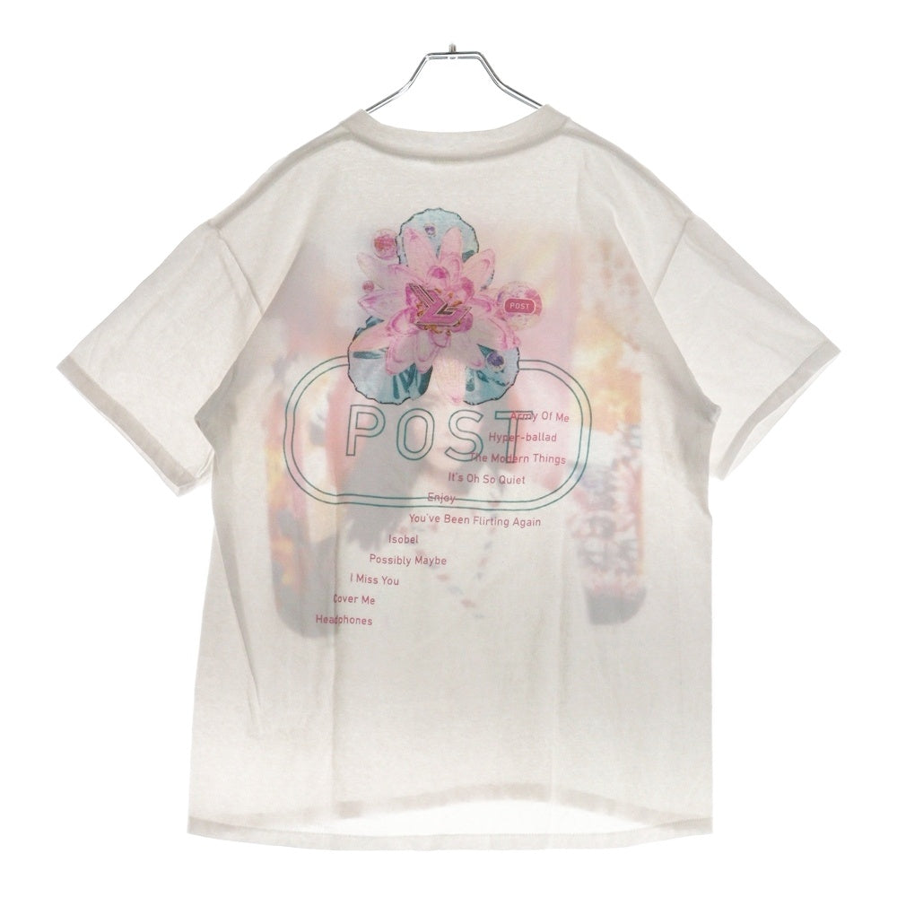 VINTAGE(ヴィンテージ) 90s BJORK 1995 POST TEE ビョーク 両面プリント半袖Tシャツ カットソー ホワイト