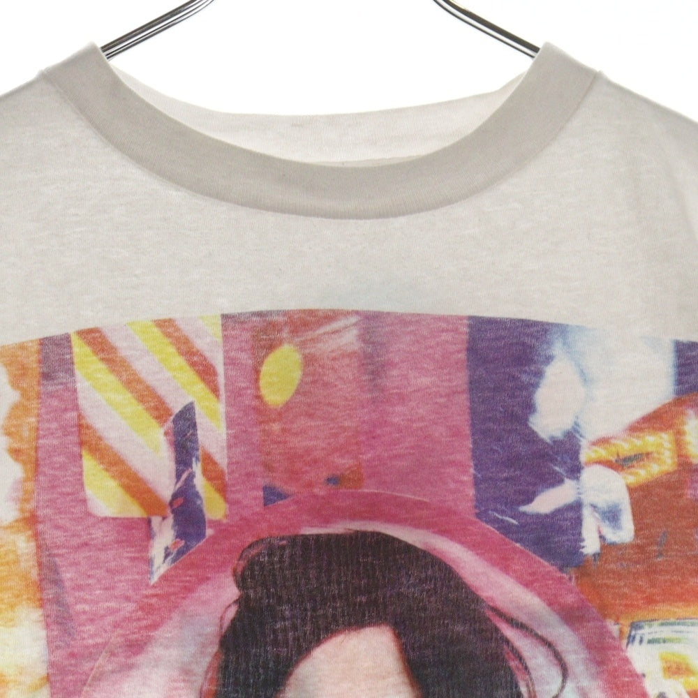 VINTAGE(ヴィンテージ) 90s BJORK 1995 POST TEE ビョーク 両面プリント半袖Tシャツ カットソー ホワイト