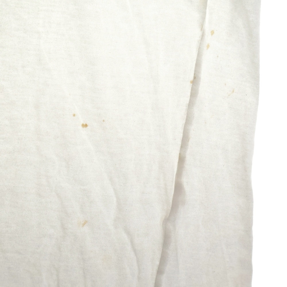 HELMUT LANG(ヘルムートラング) 90S 1997/8 collection 本人期 ロゴプリント 半袖Tシャツ ホワイト