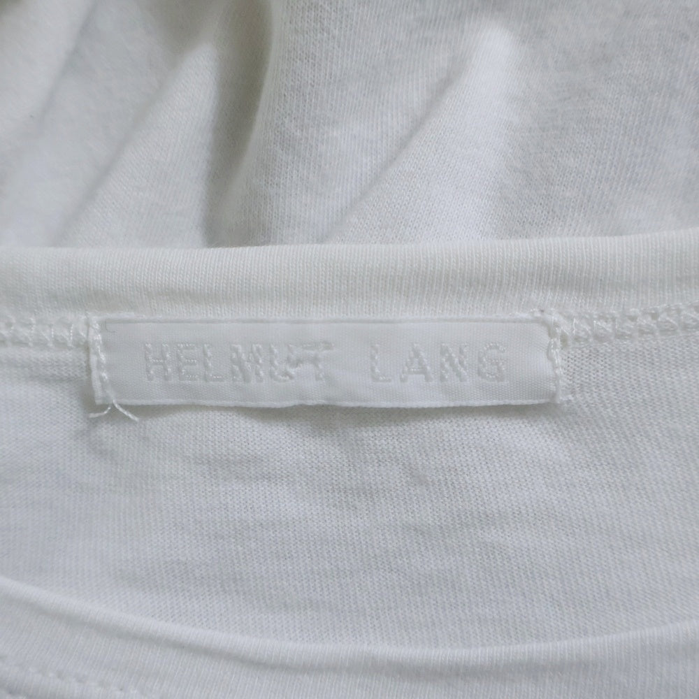 HELMUT LANG(ヘルムートラング) 90S 1997/8 collection 本人期 ロゴプリント 半袖Tシャツ ホワイト