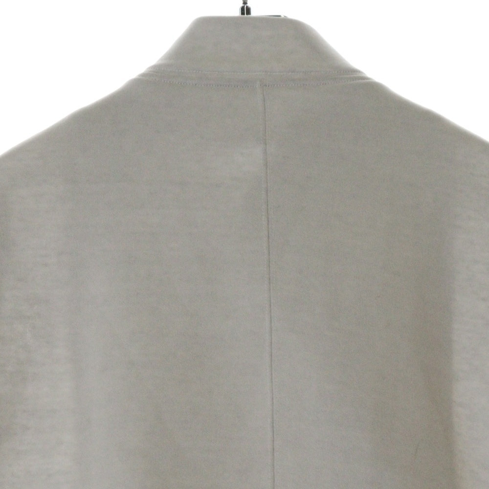 JULIUS(ユリウス) SAMPLE 斜めジップデザイン ハイネックデザイン スウェットジャケット グレー