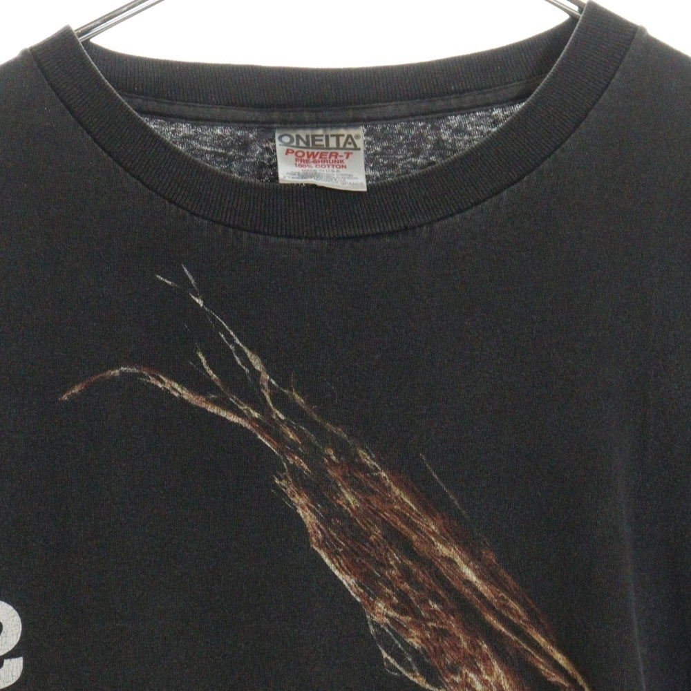 VINTAGE(ヴィンテージ) 90s NINE INCH NAILS/FURTHER DOWN THE SPIRAL ナインインチネイルズ ダウンワードスパイラル 両面プリント 半袖Tシャツ ブラック