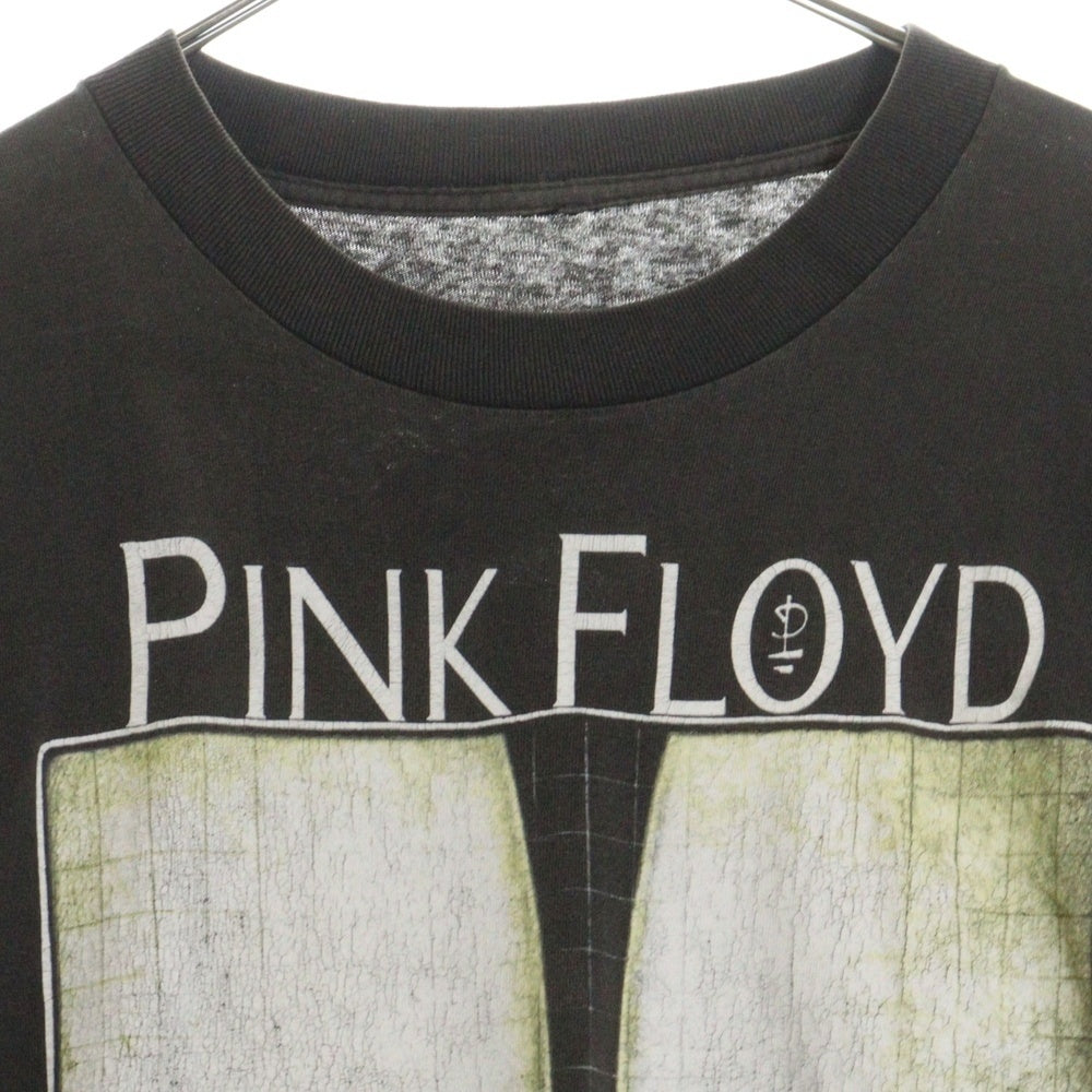VINTAGE(ヴィンテージ) 90s PINK FLOYD NORTH DIVISION BELL ピンクフロイド 両面プリント 半袖Tシャツ ブラック