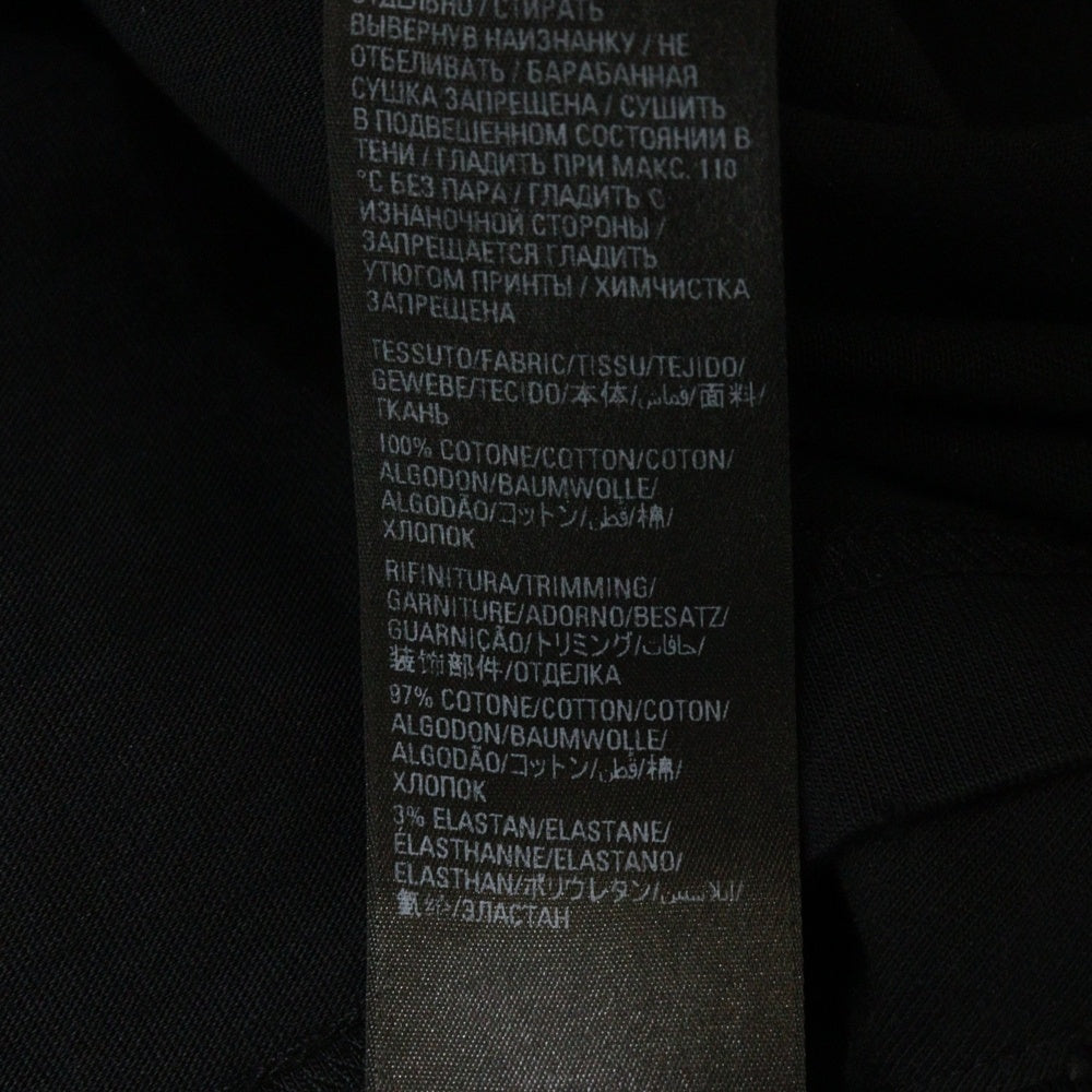 BALENCIAGA(バレンシアガ) デストロイ加工 ロゴプリント 半袖Tシャツ ブラック 651795 TNVL1